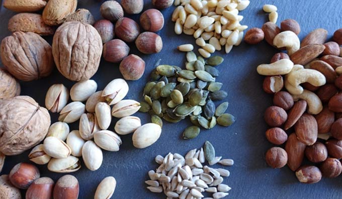 frutos secos y semillas dieta paleo