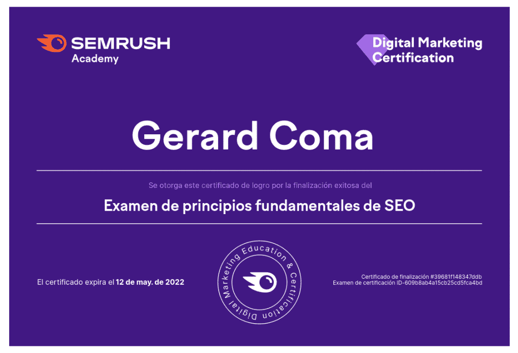 SEO fundamentals Semrush