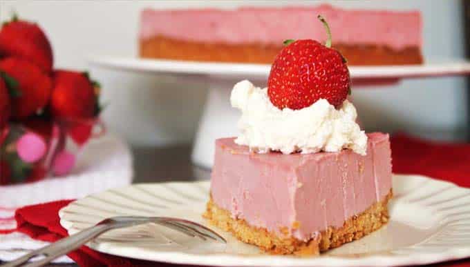 tarta de fresas paleo cheescake receta
