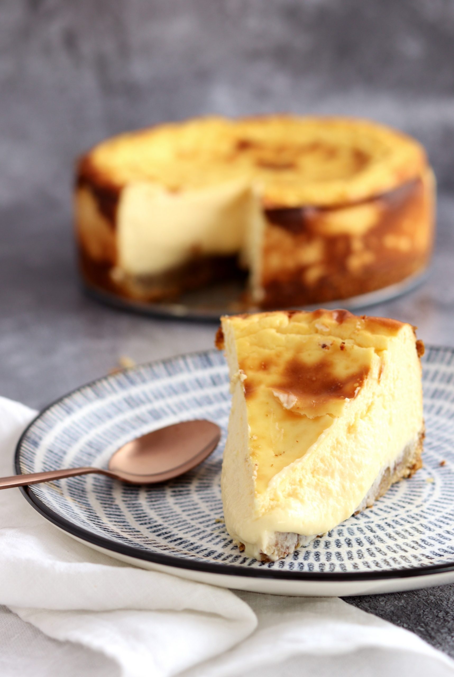 tarta de queso airfryer freidora